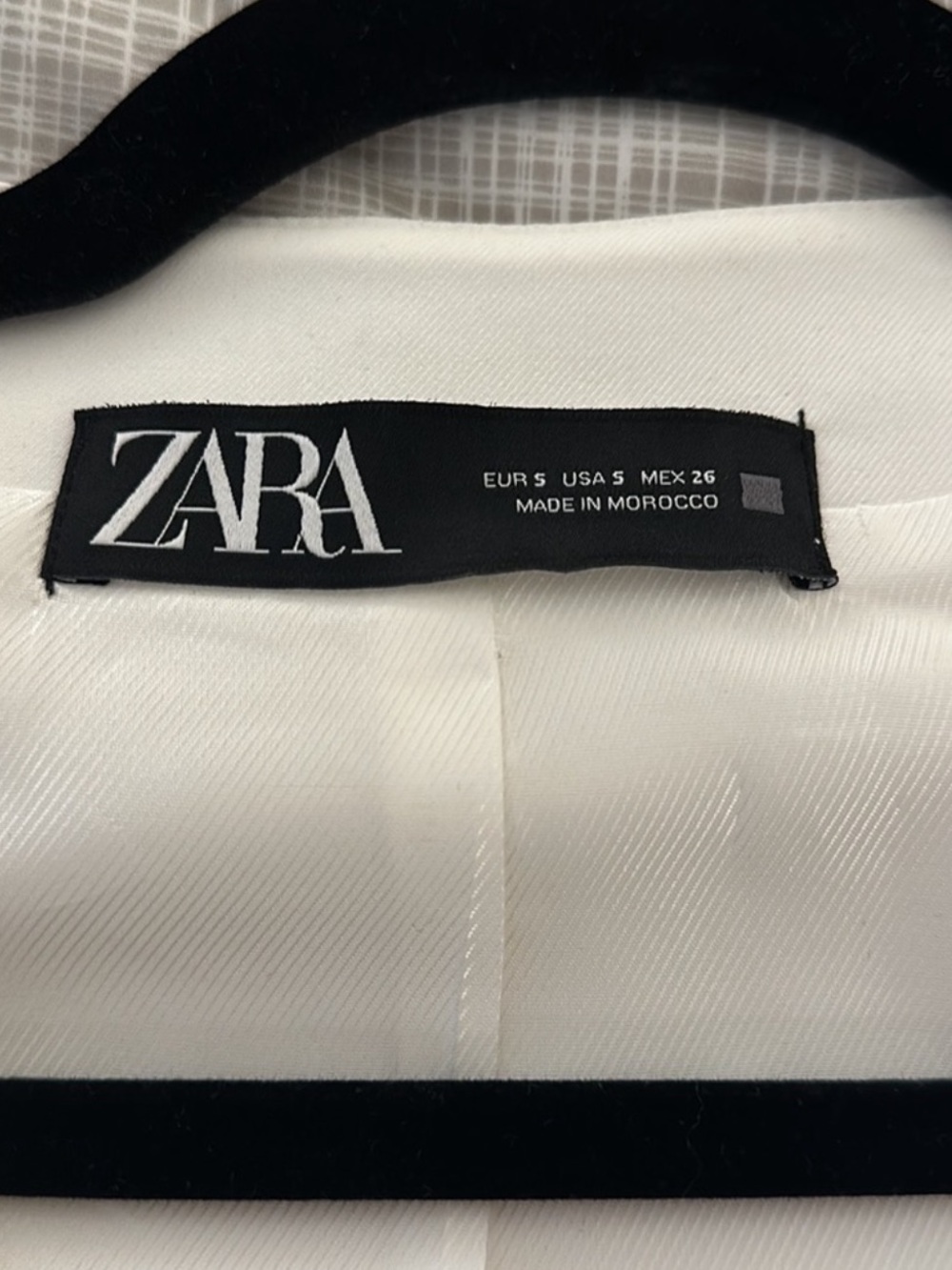 ZARA White Tailored Vest small - Picture 3 of 3